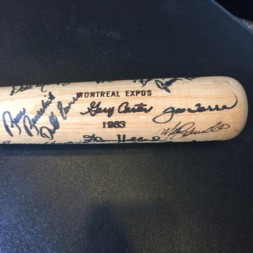 1983 All Star Game Team Signed Gary Carter Personal Game Issued Bat PSA DNA COA