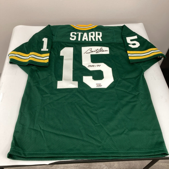 Bart Starr "1956-1971" Signed Green Bay Packers Jersey UDA Upper Deck COA 15/15