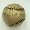The Finest Babe Ruth Ty Cobb Walter Johnson 1925 HOF Signed Baseball PSA DNA