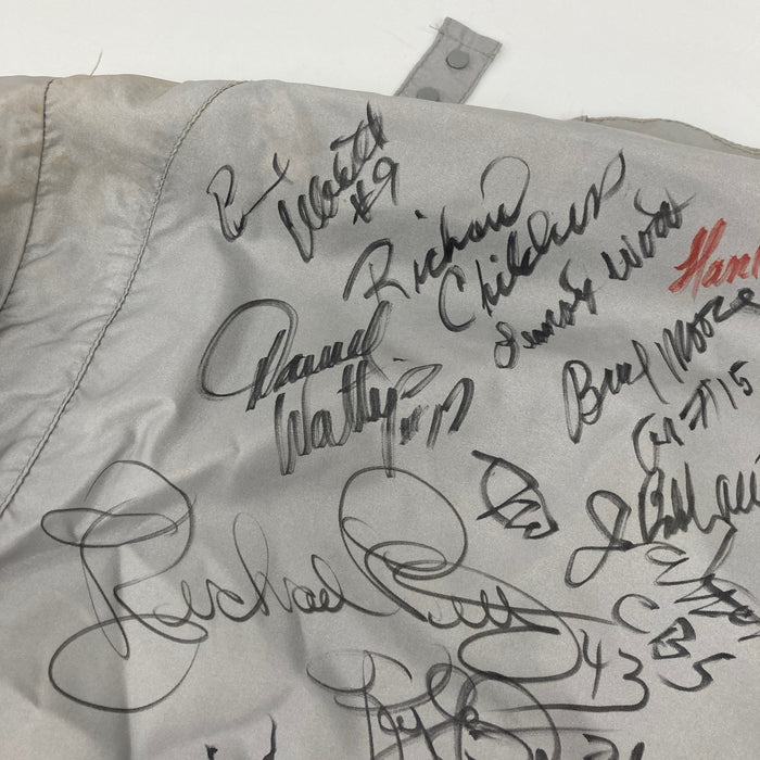 Dale Earnhardt Sr. Richard Petty NASCAR Legends Multi Signed 1987 Jacket JSA COA