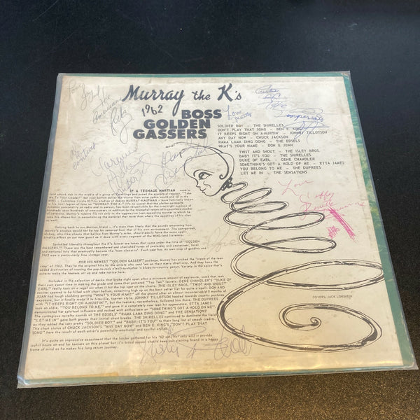 Jay & The Americans, The Ronettes, Little Anthony Imperials Signed LB Record