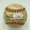Willie Mays Hank Aaron Stan Musial 1950's Hall Of Fame Multi Signed Baseball JSA