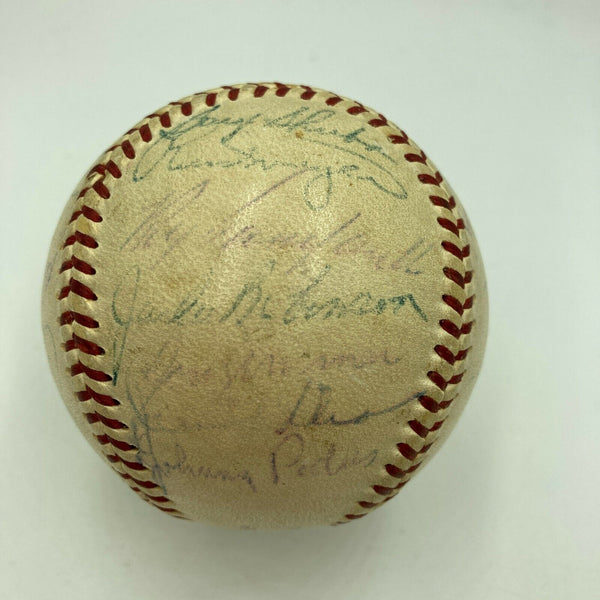 Jackie Robinson & Roy Campanella 1953 Brooklyn Dodgers Team Signed Baseball