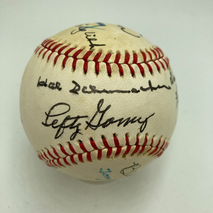 1933 Inaugural First Ever All Star Game Team Signed Baseball Beckett COA
