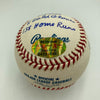 Bill Mazeroski Signed Heavily Inscribed Career STAT Baseball Reggie Jackson COA