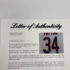 Walter Payton Signed Heavily Inscribed STATS Chicago Bears Jersey PSA DNA COA