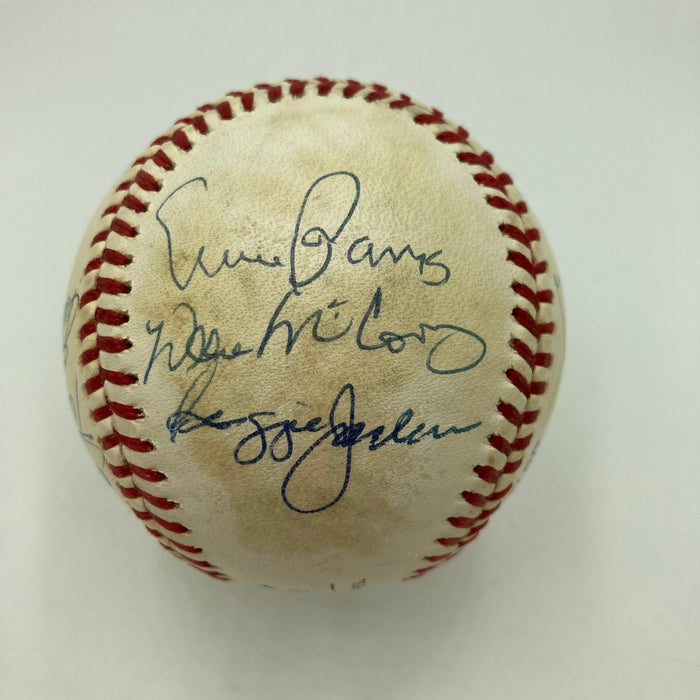 500 Home Run Signed Baseball Mickey Mantle Ted Williams Willie Mays 11 Sigs JSA