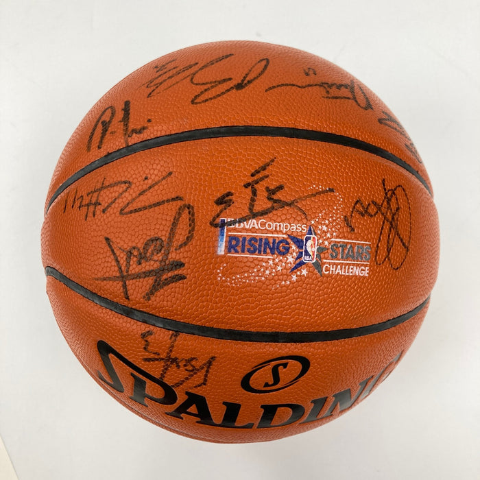 2016 NBA Risings Stars Signed Basketball Nikola Jokic Joel Embiid JSA COA