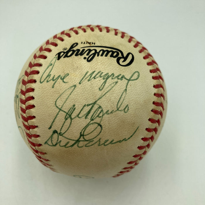 1972 Oakland A's Athletics World Series Champs Team Signed Baseball JSA COA