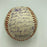 Whitey Ford 1950 Kansas City Blues Rookie Minor League Team Signed Baseball JSA