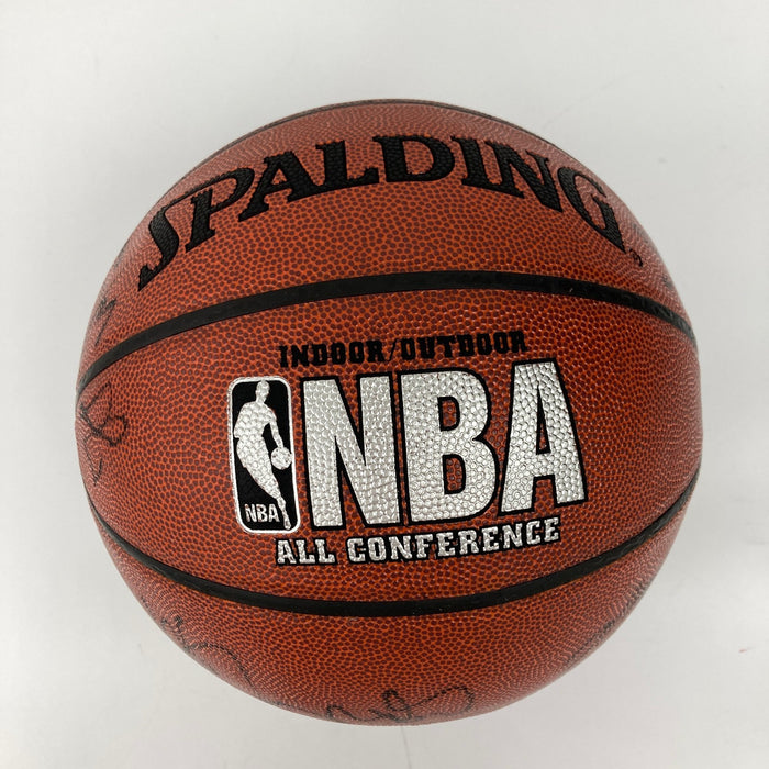 Lebron James First NBA Finals 2006-07 Cleveland Cavaliers Signed Basketball PSA