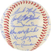 1963 All Star Game American League Team Signed Baseball Nellie Fox Yastrzemski