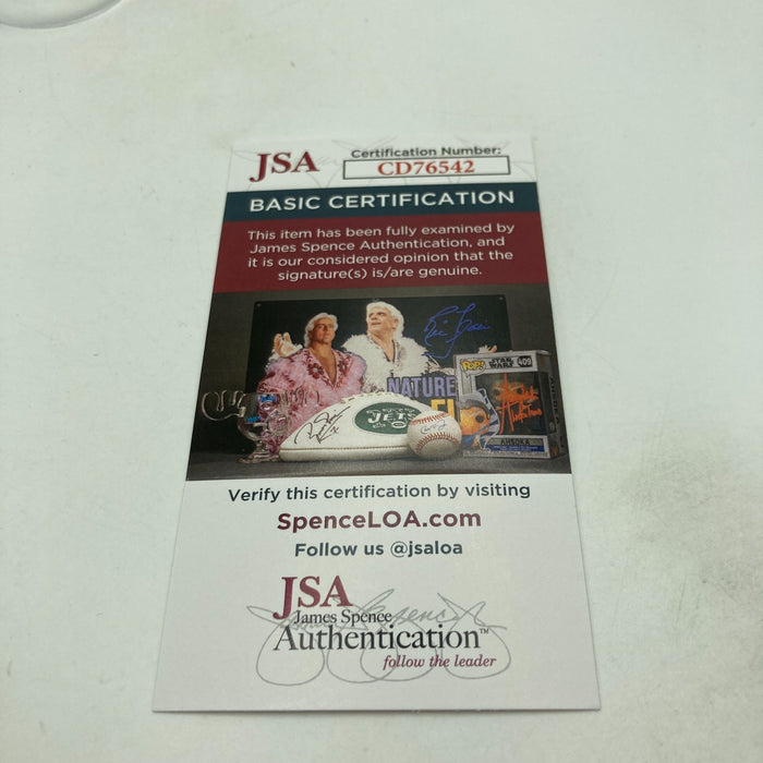 Larry Goetz Umpire Signed 1940's National League Frick  Game Used Baseball JSA