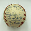 1950's HOF Multi Signed Baseball Joe Dimaggio Casey Stengel Ford Frick JSA COA