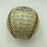Historic 1937 Washington Redskins Inaugural Season Team Signed Baseball JSA COA