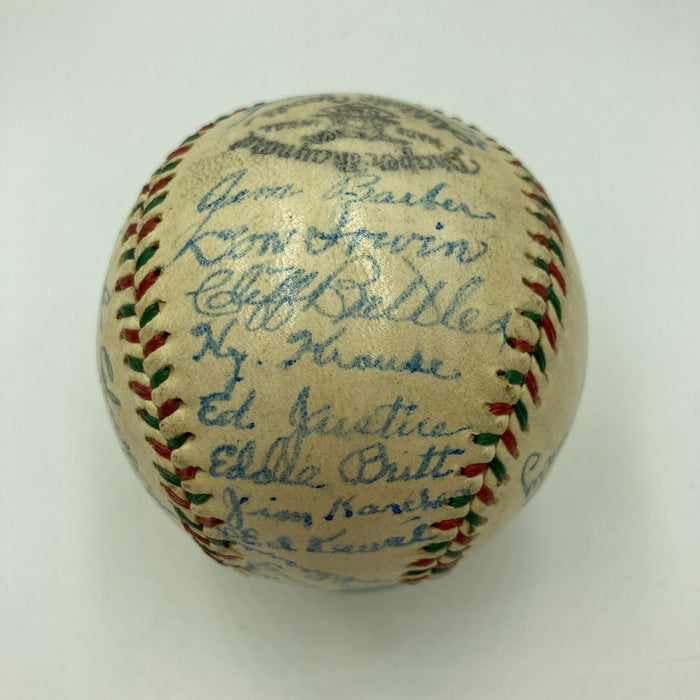 Historic 1937 Washington Redskins Inaugural Season Team Signed Baseball JSA COA