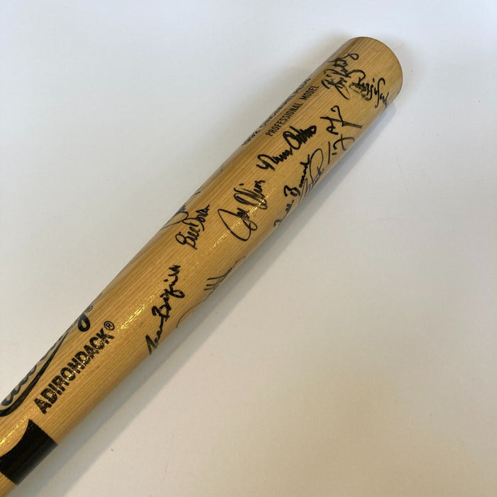 1992 Cincinnati Reds Team Signed Baseball Bat 26 Sigs Barry Larkin JSA COA