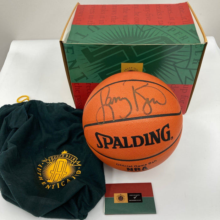 Larry Bird Signed Spalding NBA Official Game Basketball UDA Upper Deck COA