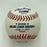President Bill Clinton & Hillary Clinton Dual Signed Major League Baseball PSA
