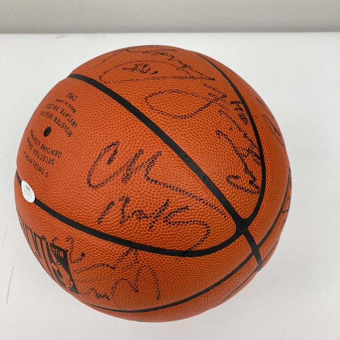 1994-1995 Phoenix Suns Team Signed Game Basketball Charles Barkley JSA COA