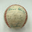 1952 All Star Game Team Signed Baseball Satchel Paige Mickey Mantle JSA COA