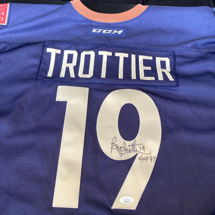 Bryan Trottier Signed Game Used 2018 All Star Game Alumni Jersey With JSA COA