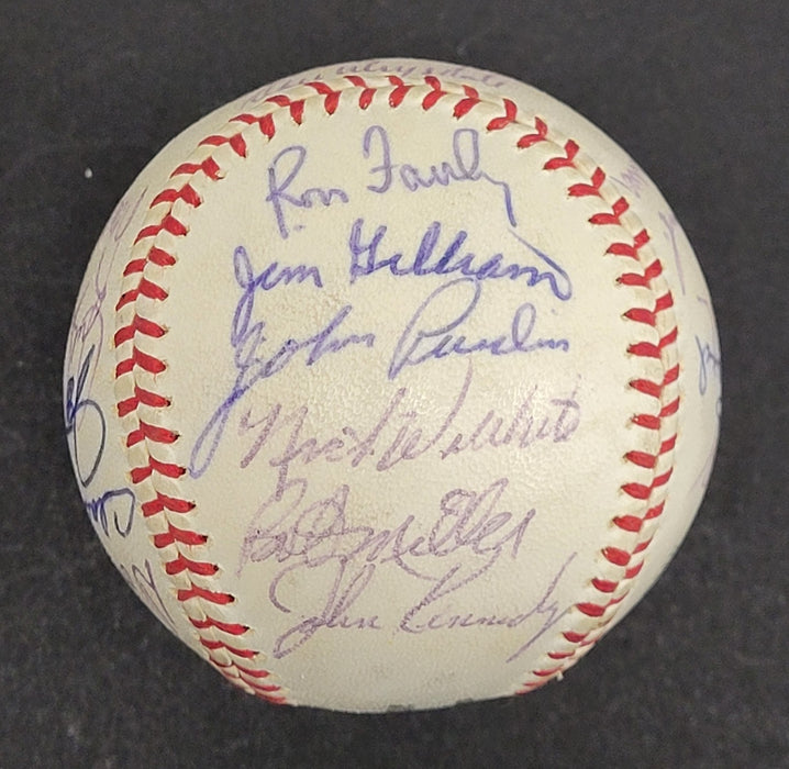 1965 Los Angeles Dodgers World Series Champs Team Signed Baseball JSA COA