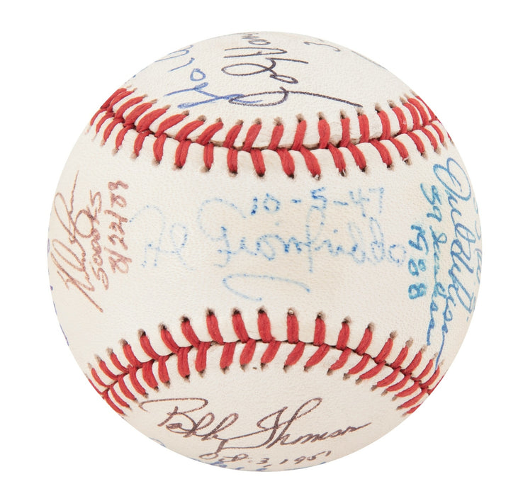 Baseball Great Moments Signed Baseball Hank Aaron Nolan Ryan Don Larsen Beckett