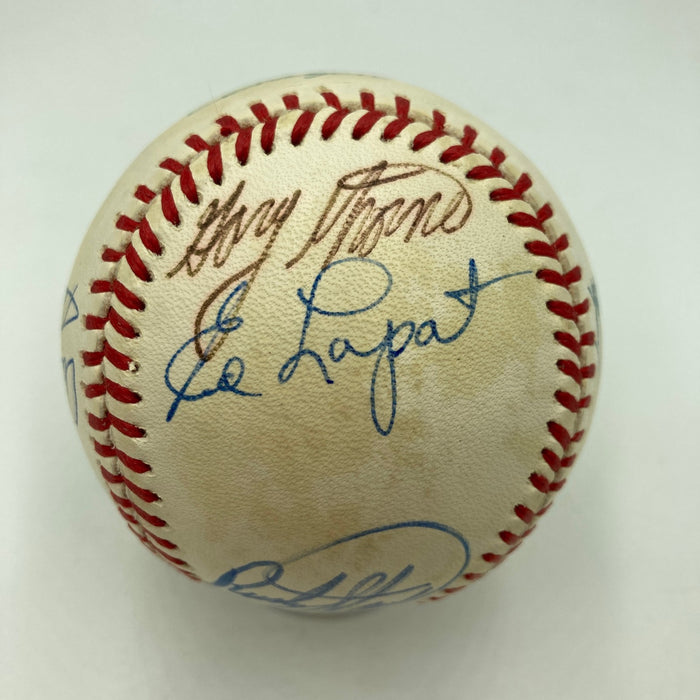 Vince Scully Bob Murphy Johnny Bench Legendary Announcers Signed Baseball JSA