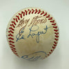 Vince Scully Bob Murphy Johnny Bench Legendary Announcers Signed Baseball JSA