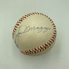 Mickey Mantle & Joe Dimaggio Signed 1950's American League Harridge Baseball JSA