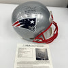 Tom Brady Super Bowl MVP Signed Inscribed New England Patriots Helmet JSA COA
