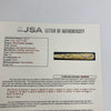 Beautiful Hall Of Fame Multi Signed Baseball Bat 52 Sigs Willie Mays JSA COA