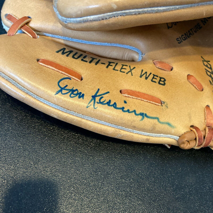 Don Kessinger Signed 1960's Game Model Baseball Glove Chicago Cubs JSA COA