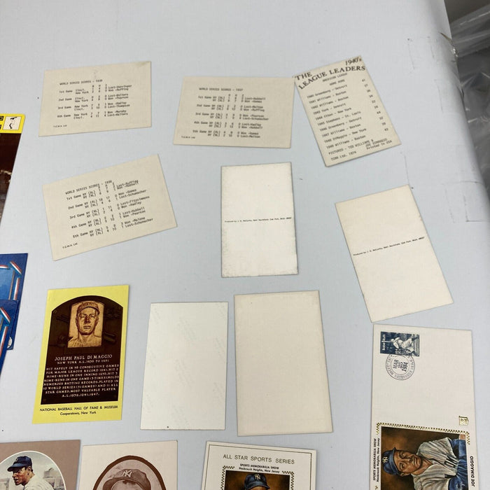 Lot Of (17) Joe Dimaggio Vintage Baseball Cards