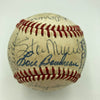 The Finest 1935-1975 Batting Champs Signed Baseball Clemente Mantle Dimaggio JSA