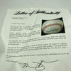 Willie Mays Stan Musial NL MVP Winners Signed Heavily Inscribed Baseball PSA DNA