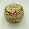 Red Auerbach John Madden MLB NBA NFL HOF Legends Multi Signed Baseball JSA COA