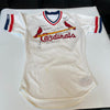 1980's St. Louis Cardinals Multi Signed Game Issued Rawlings Jersey
