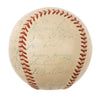 1957 Milwaukee Braves World Series Champs Team Signed Baseball Hank Aaron JSA