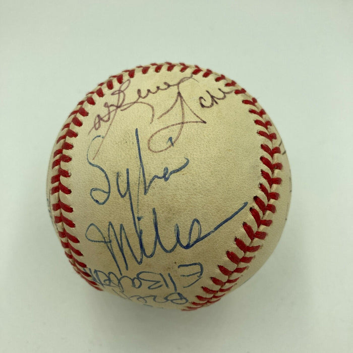 Sylvia Miles Tova Borgnine Multi Signed Baseball Movie Stars