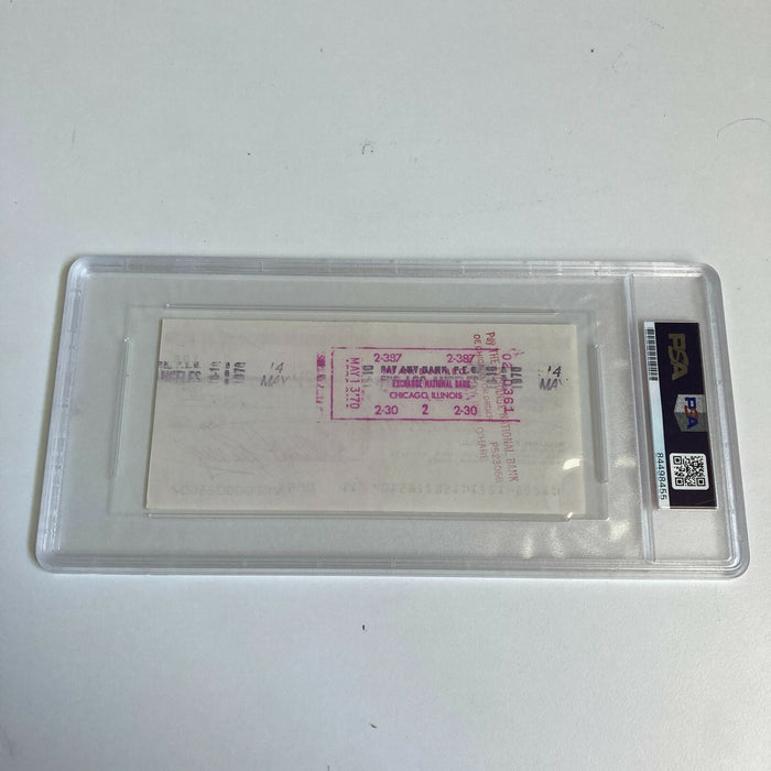 Bill Russell Signed Autographed Bank Check PSA DNA Boston Celtics HOF Legend