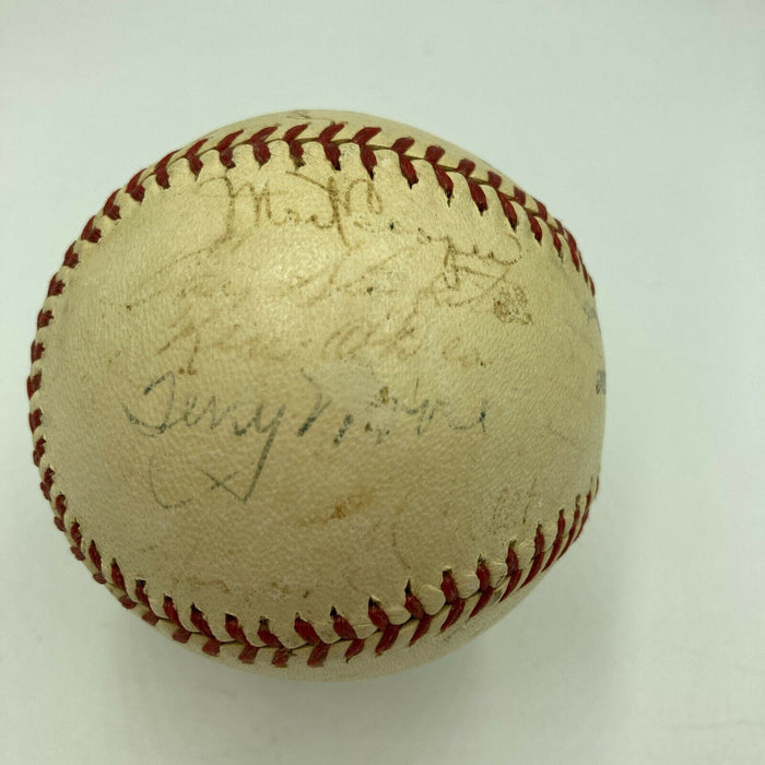 1942 St. Louis Cardinals World Series Champs Team Signed Baseball JSA COA