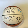 Michael Jordan Mike Krzyzewski HOF Induction Class Of 2001 Signed Basketball JSA