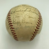 1951 Yankees World Series Champs Team Signed Baseball Mickey Mantle Rookie JSA