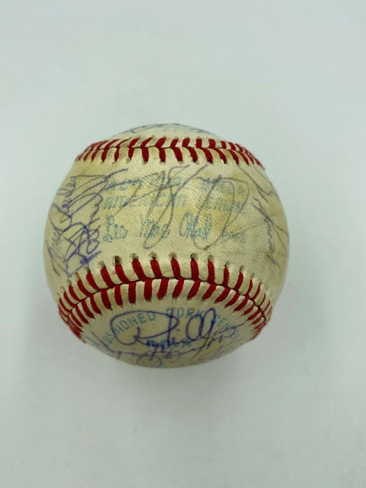 1979 Baltimore Orioles American League Champs Team Signed Baseball JSA COA