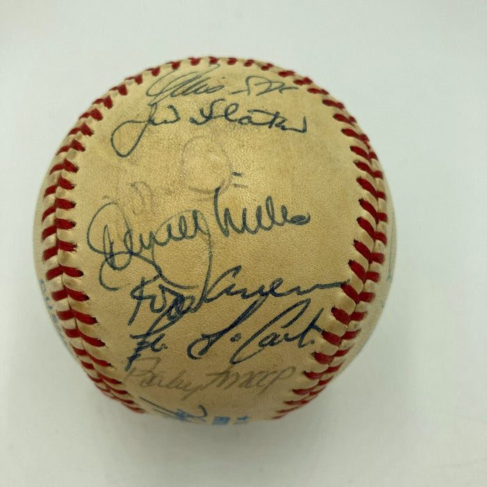 1984 California Angels Team Signed AMerican League Baseball Reggie Jackson JSA