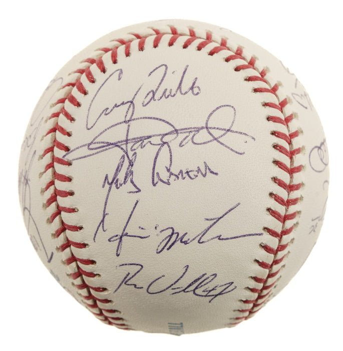 2006 NY Yankees Team Signed Baseball Derek Jeter Rivera Arod Steiner COA