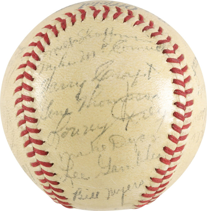 1940 Cincinnati Reds World Series Champs Team Signed Baseball PSA DNA COA
