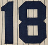 1949 Whitey Ford Signed Binghampton Yankees Minor League Game Used Jersey JSA